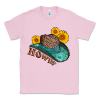 Bubblegum Pink howdy leopard tooled leather hat Classic Tee - AdoDesignShop