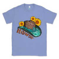 Colony Blue howdy leopard tooled leather hat Classic Tee - AdoDesignShop