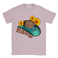 Lilac howdy leopard tooled leather hat Classic Tee - AdoDesignShop