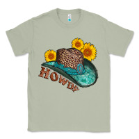 Matcha howdy leopard tooled leather hat Classic Tee - AdoDesignShop