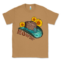 Toasted Coconut howdy leopard tooled leather hat Classic Tee - AdoDesignShop