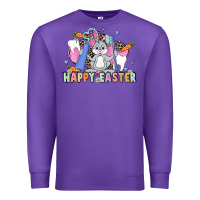 Purple Easter Easter Dental Premium Sweatshirt - LillyAllenDesigns