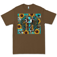 Cacao western hope sunflower's Premium Tee - RanaPortraitStore