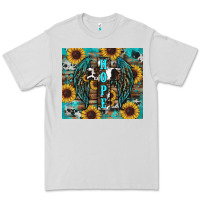 Dove Grey western hope sunflower's Premium Tee - RanaPortraitStore