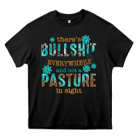 Black theres bullshit everywhere and not a pasture tbw Heavy Core Tee - texasbilliewilder
