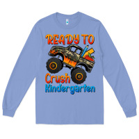 Colony Blue ready to crush kindergarten Long Sleeve Tee - Jasminsmagicworld