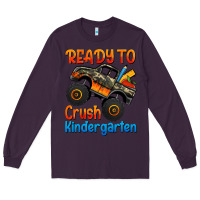Plum ready to crush kindergarten Long Sleeve Tee - Jasminsmagicworld