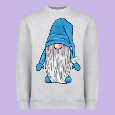 Winter Gnome Heavyweight Sweatshirt Designed By Jahusdesignshop