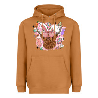 Meerkat highland heifer easter Heavyweight Hoodie - LillyAllenDesigns