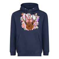 Highland Heifer Easter Heavyweight Hoodie | Teevron