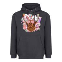 Smoke highland heifer easter Heavyweight Hoodie - LillyAllenDesigns