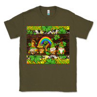 Army Green western st patricks gnomes Classic Tee - AdoDesignShop