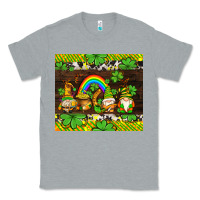 Heather Grey western st patricks gnomes Classic Tee - AdoDesignShop