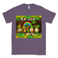 Lavender western st patricks gnomes Classic Tee - AdoDesignShop
