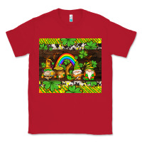 Red western st patricks gnomes Classic Tee - AdoDesignShop