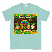 Seafoam western st patricks gnomes Classic Tee - AdoDesignShop