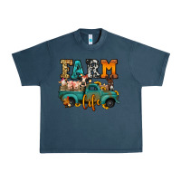Midnight Navy farm life farm animals truck Urban Heavy Tee - Jasminsmagicworld
