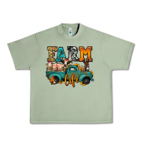 Oil Green farm life farm animals truck Urban Heavy Tee - Jasminsmagicworld