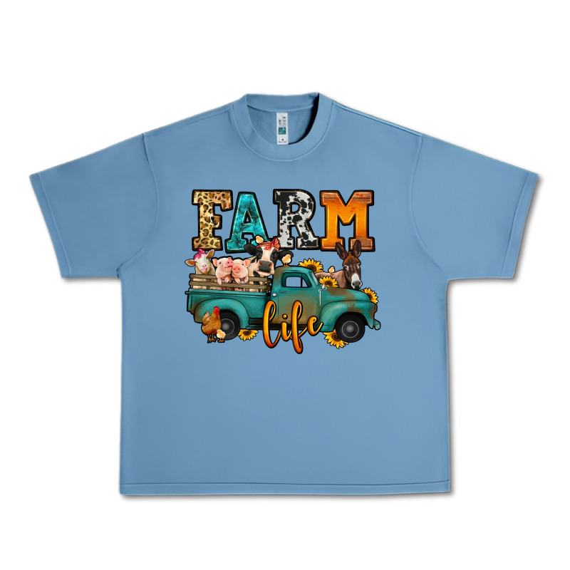 Farm Life Farm Animals Truck Urban Heavy Tee by Jasminsmagicworld | Teevron