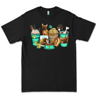 Black french bulldog coffee cups Premium Tee - Zillion Design Studio