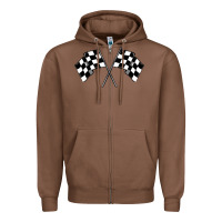Chestnut race flag Zipper Hoodie - MaliasSmallBusiness