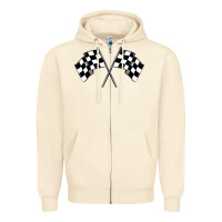 Sandshell race flag Zipper Hoodie - MaliasSmallBusiness