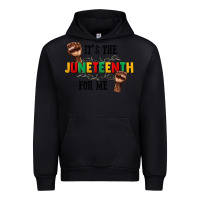 Black its the juneteenth for me Urban Hoodie - CowGirlArtShop