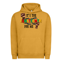 Pigment Peanut Butter its the juneteenth for me Urban Hoodie - CowGirlArtShop