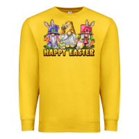 Lemon Happy Easter gnomies Premium Sweatshirt - LillyAllenDesigns