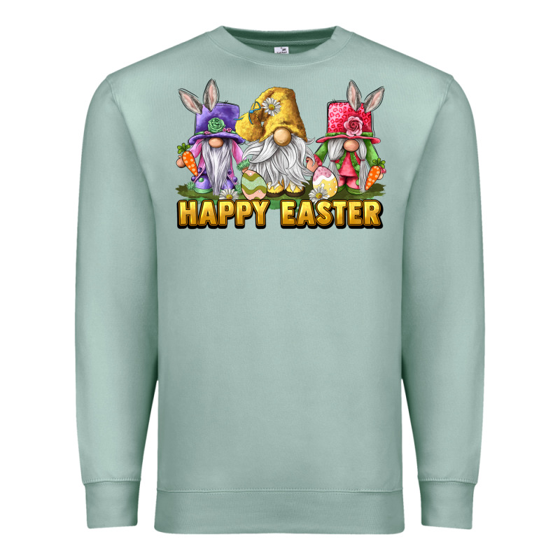 Happy Easter Gnomies Premium Sweatshirt by LillyAllenDesigns | Teevron