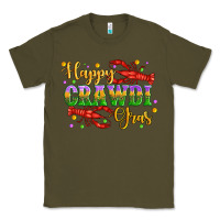 Army Green happy crawdi gras with crawfish Classic Tee - Artiststas