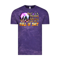 Cloud Purple my crystal ball says you are full of shit Vintage Tee - BundleAndBundleShop