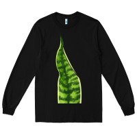 Black Snake Plant Long Sleeve Tee - LillyAllenDesigns