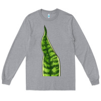 Heather Grey Snake Plant Long Sleeve Tee - LillyAllenDesigns