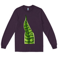 Plum Snake Plant Long Sleeve Tee - LillyAllenDesigns