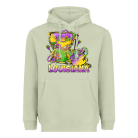 Matcha louisiana mardi gras state map Heavyweight Hoodie - LillyAllenDesigns