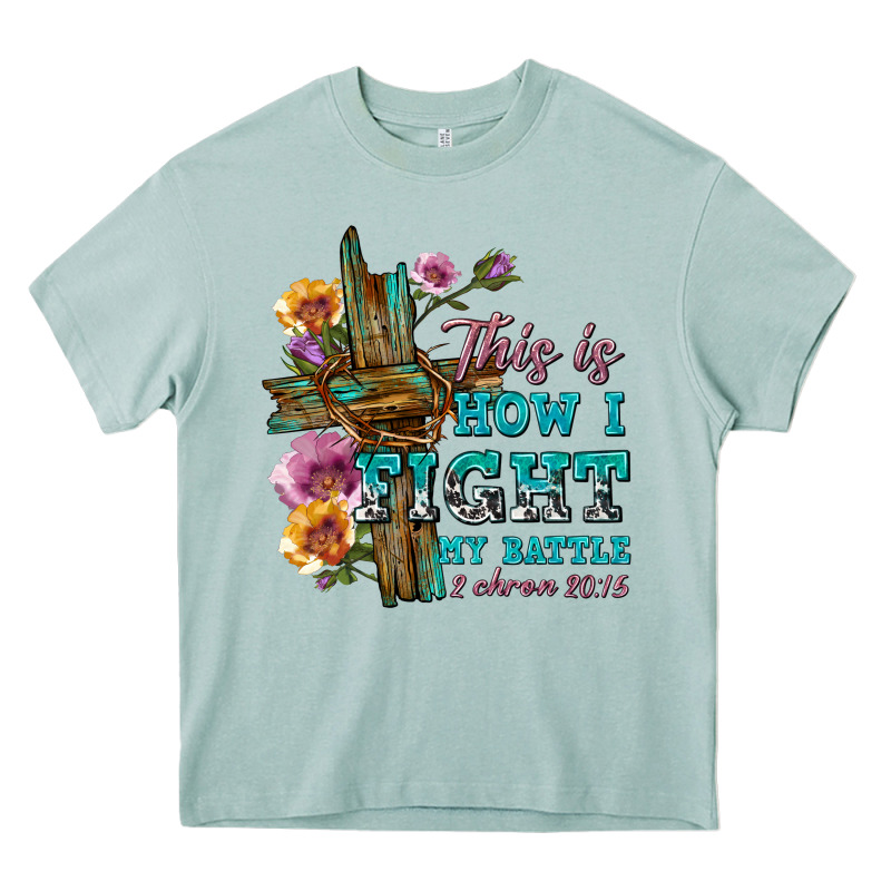 This Is How I Fight My Battle Tbw Heavy Core Tee by texasbilliewilder | Teevron