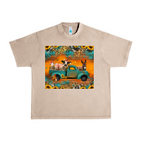 French Oak farm animals truck Urban Heavy Tee - Jasminsmagicworld