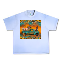 Grape Ice farm animals truck Urban Heavy Tee - Jasminsmagicworld