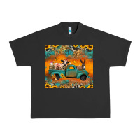 Pigment Black farm animals truck Urban Heavy Tee - Jasminsmagicworld
