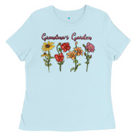 Baby Blue grandma's garden Ladies Tee - MaliasSmallBusiness
