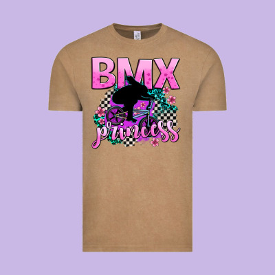 Bmx Princess Vintage Tee Designed By Adodesignshop