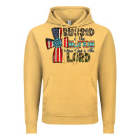 Vintage Mustard blessed İs the nation whose god is the lord Vintage Hoodie - CowhideDigitalArt