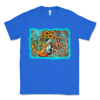 True Royal western wooden wheel cowboy boots Classic Tee - AdoDesignShop