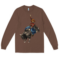Chestnut western rodeo bullfighter Long Sleeve Tee - BarkalooDesign