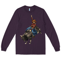 Plum western rodeo bullfighter Long Sleeve Tee - BarkalooDesign
