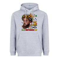 Heather Grey juneteenth is my independence day Heavyweight Hoodie - LillyAllenDesigns