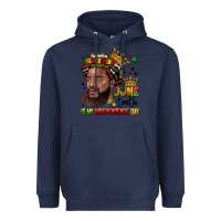 Navy juneteenth is my independence day Heavyweight Hoodie - LillyAllenDesigns