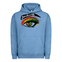 Pigment Pebble Blue juneteenth eyelash cowgirl Urban Hoodie - CowGirlArtShop
