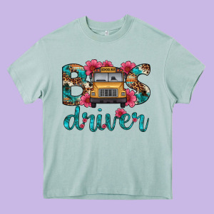 Bus Driver Heavy Core Tee Designed By Artiststas